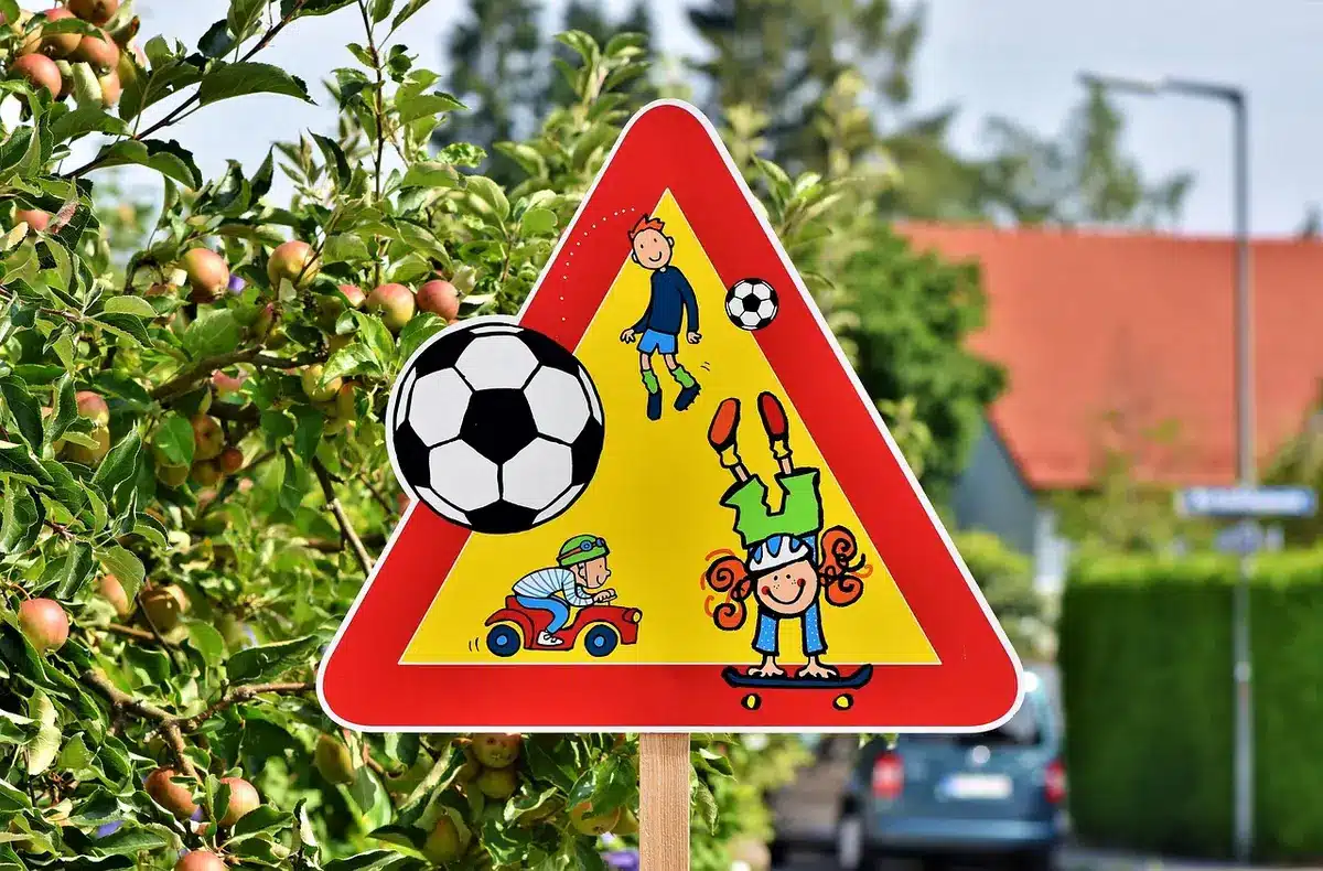 Symbolic warning sign indicating AI hallucination risk